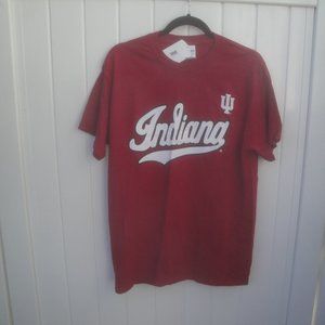 IU Indiana Hoosiers Crimson-White Gildon CottonShort Sleeve Tee Shirt